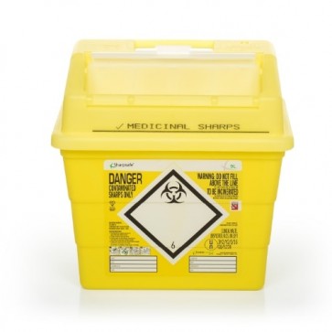 sharpsafe 9 liter naaldencontainer