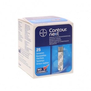 Contour NEXT teststrips 25 stuks