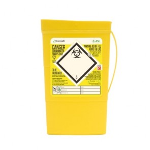 sharpsafe 0.45l naaldencontainer