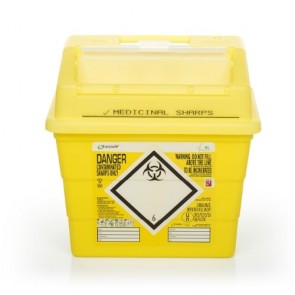 sharpsafe 9 liter naaldencontainer